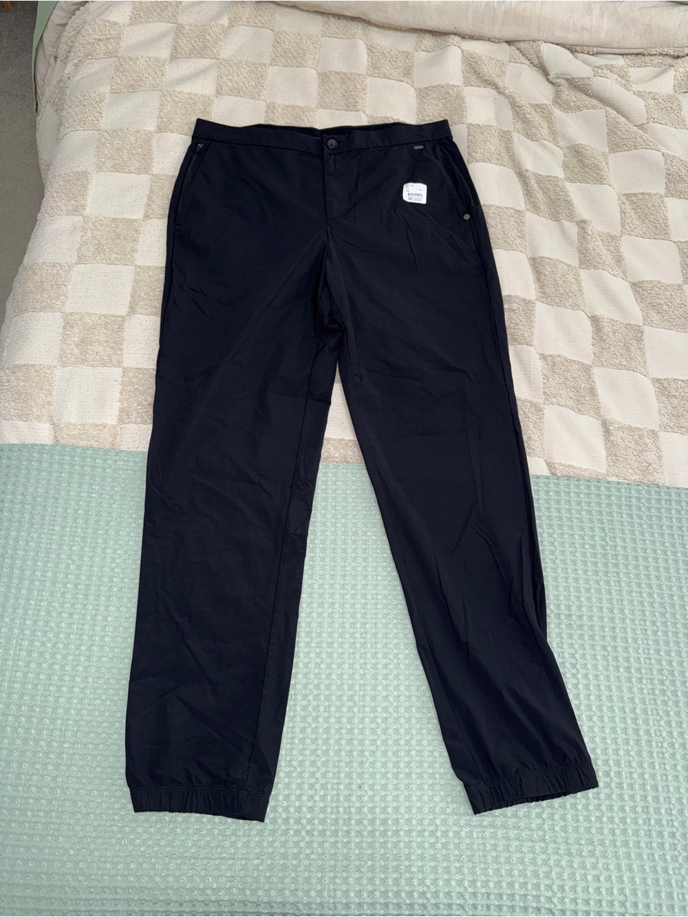 Vuori Fleet Jogger Mens Black Stretch Casual Pants V444 Size L